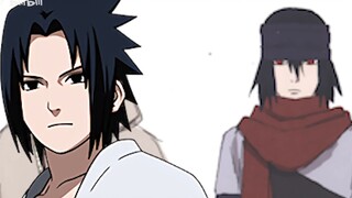 Can Sasuke's Rinnegan be closed? Is it a drawing error or setting?