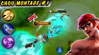 Nerf?! Chou Is Best Fighter | FreeStyle Chou Montage #1 | MLBB