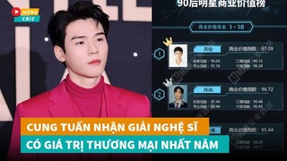 Hot Cung Tuấn giành giải nghệ sĩ có giá trị thương mại cao nhất năm 2021|Hóng Cbiz