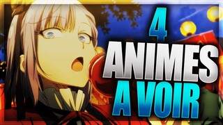 4 ANIMES A VOIR ABSOLUMENT ! (ils sont monstrueux)