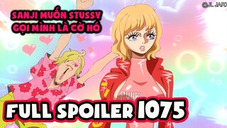 Thông Tin Nhanh One Piece 1075 | Punk 06 YORK Bị Hóa Đá! SANJI Muốn Được STUSSY Gọi là CHÓ! LOL!!!