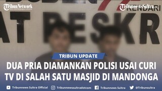🔴 Dua Pria Diringkus Tim Buser77 Satreskrim Polresta Kendari Usai Curi Televisi Masjid di Mandonga
