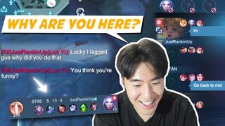 Met a feeder from other team in the same team next game... | MLBB | HOON