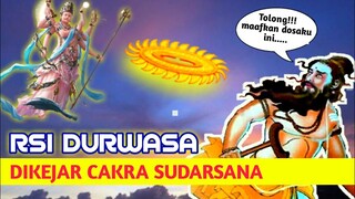 RSI DURWASA VS CAKRA SUDARSAN | RSI DURWASA MELARIKAN DIRI KARENA TAKUT CAKRA SUDARSANA