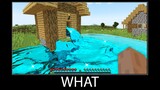 Minecraft wait what meme part 207 realistic Diamond Village