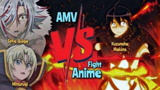 ANIME [AMV] FIGHT - UVERWORLD | Kuzunoha Vs Sofia Feat Mitsurugi