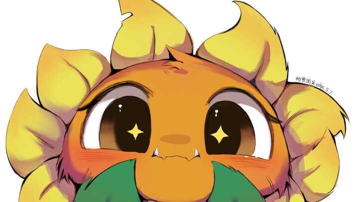 【PVZ2/Lukisan】Kamu tuh si kecil yang bisa hasilkan 75 matahari itu, ya?