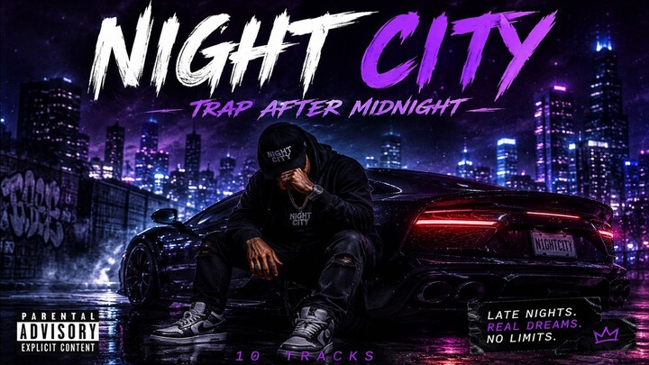 NIGHT CITY: TRAP AFTER MIDNIGHT | Full Album (10 Tracks) | Modern Melodic Trap & Hip-Hop