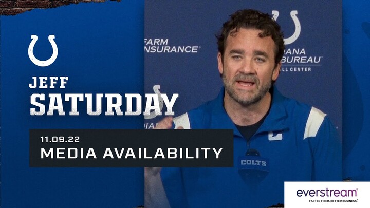 Nov. 9, 2022 | Coach Jeff Saturday Media Availability