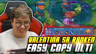 VALENTINA NI KAPITAN SA RANKED GAME!