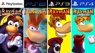 RAYMAN PlayStation Evolution PS1 - PS4