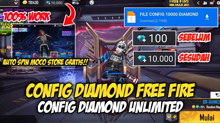 WOW😱CONFIG DIAMOND FREE FIRE TERBARU 2022 || BUAT SPIN MOCO STORE TERBARU - 100% WORK