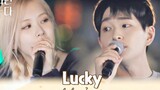 Liveshow of "Lucky" by Onew and ROSÉ