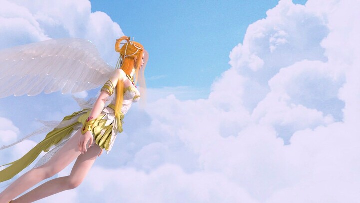 [Anime][C4D]Test for Wing Binding and High-level Character