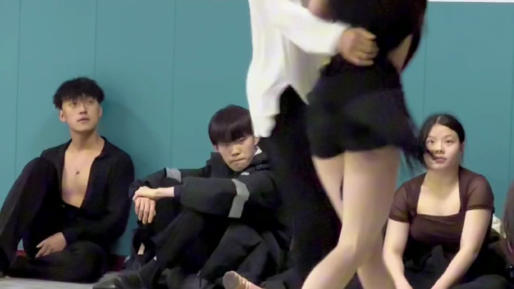 It's all about being handsome, it's time for the national standard dance students to perform #LatinD