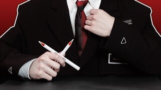 用两支笔挑战《止战之殇》真的帅惨了！！