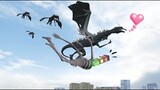 พี่เฮด...อยากบิน !!! Realistic Minecraft Ender Dragon!