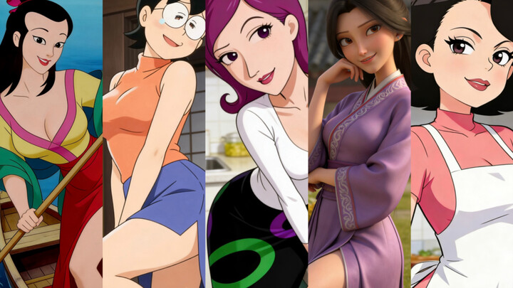 รวม 50 ตัวละครแม่จากอนิเมะ!