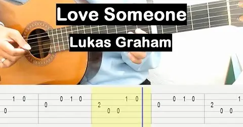 Someone Guitar Tutorial (Lukas Graham) Melody Guitar Tab Guitar Lessons for - Bilibili