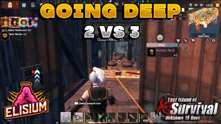 Day 2 Going Deep 2 vs 3 Last island of survival | Last day rules survival