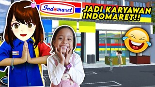 ALUNA JADI KARYAWAN INDOMARET DI GAME SAKURA SCHOOL SIMULATOR INDONESIA‼️🤣 ALUNA NGEGAME