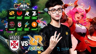 VASCO NO MOBILE LEGENDS É REAL! VASCO ESPORTS na MPL LATAM | RRQ AKIRA vs VASCO