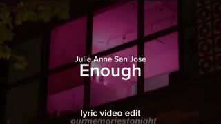 Julie anna San Jose - Enough (lyrics+pictures) (One Direction short cover)