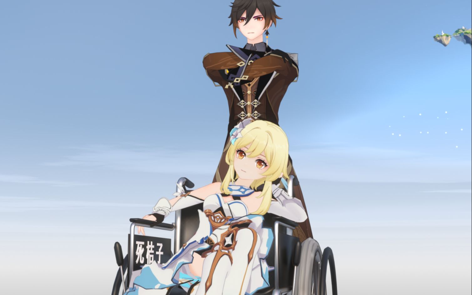 Stable Diffusion prompt: anime student in a wheelchair - PromptHero
