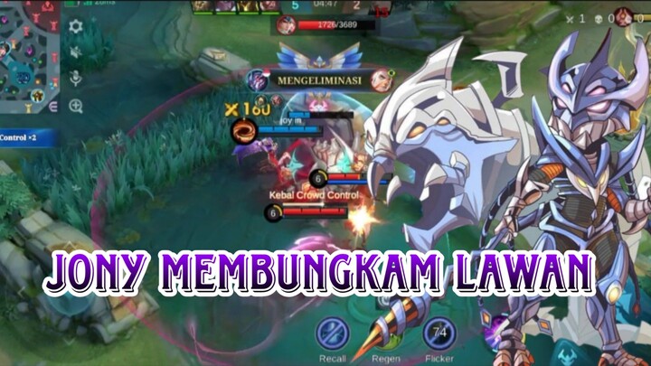 JONY MEMBUNGKAM LAWAN