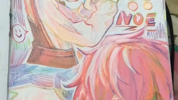 drawing with lgbt pencil 😂