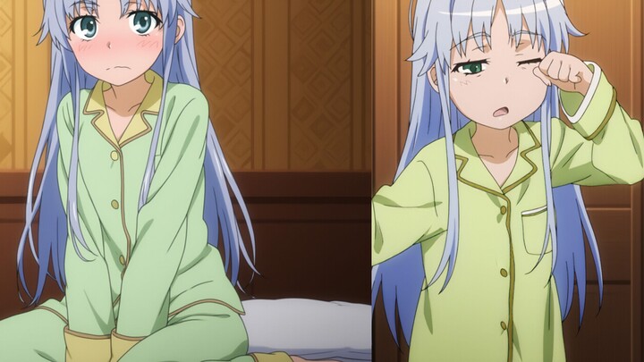 I recommend this one: After being woken up by hunger, Index runs into Kamijou and Kanzaki in the mid