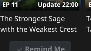 When you got too hyper because of the one week pause