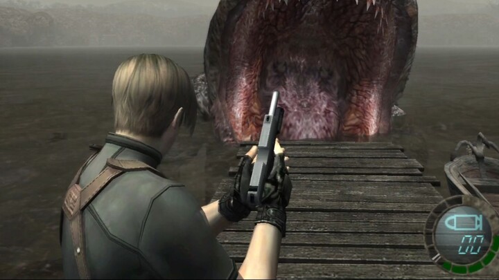 [Resident Evil 4] ลีออนสามารถหลบนิพพานของ*ว์ประหลาดในทะเลสาบได้หรือไม่?