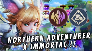 BEST NEW UPDATE !! HYPER JOY ADVENTURER IMMORTAL FULL STACK !! MAGIC CHESS MOBILE LEGENDS