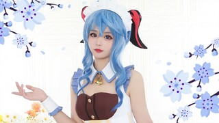 【初兽猫cos】来看看甘雨穿上女仆装跳舞是什么样的吧