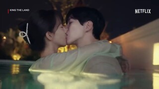 Junho and Yoona Share a Kiss in the Pool _ King The Land _