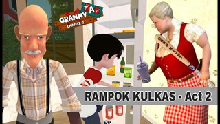 Perjuangan Mencuri Makanan | Rampok Kulkas granny haha - BAD GRANNY 2 Act 2