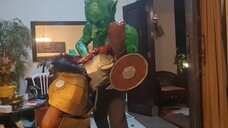 LATIHAN VS REAL PERFORM COSPLAY
