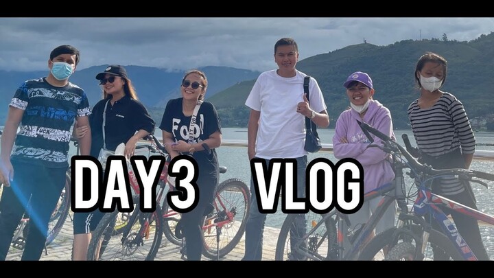 VlogNia #7 Day 3 - Samosir Pangururan ( Di hotel hanya Sehari, Sepedaan, Berenang2 )