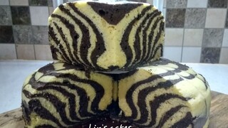 Cake macan kukus, cantik, enak dan mantul. Layak jual. Bukan kue putih telur