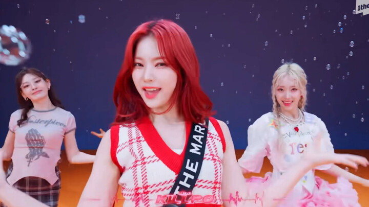 Bubble, but there's vocal delay and an extra dance break.