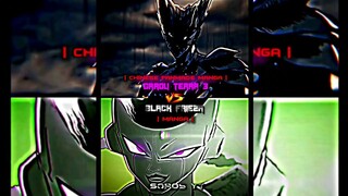 COSMIC GAROU TERRA 3 VS BLACK FRIEZA | #anime #dbz #dbs #onepunchman #garou