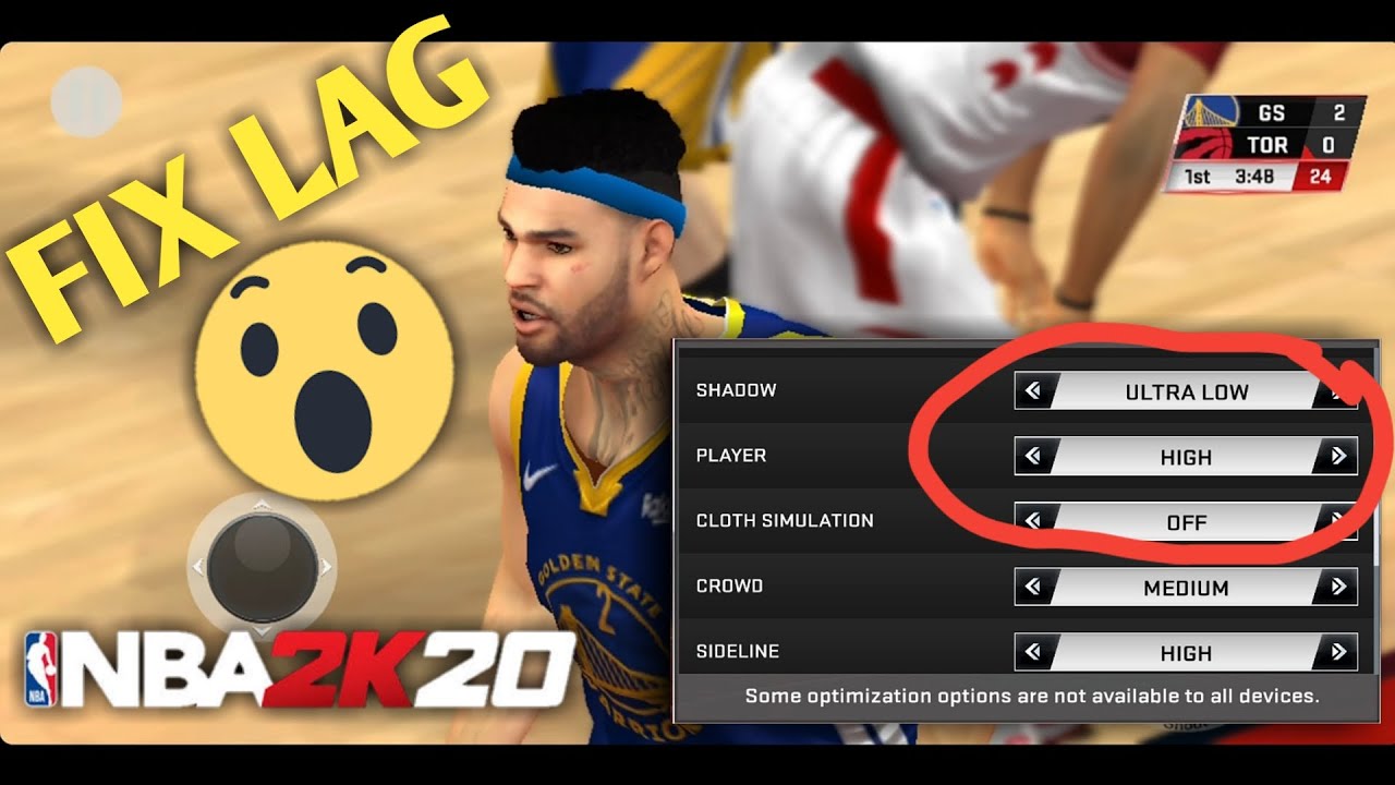 how to reduce lag in nba 2k20 android/Fix Lag Nba2k20 mobile/ Best graphics  settings NBA2K20 mobile - BiliBili