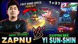 Lancelot Fast Hand Speed Gameplay by ZAPNU vs. Top Supreme Yi Sun-Shin in Rank ~ Mobile Legends
