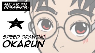 SPEED DRAWING [by Abran Wards] - Okarun from Dandadan