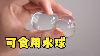 Edible water balls were launched 7 years ago with the mission of replacing mineral water bottles, bu