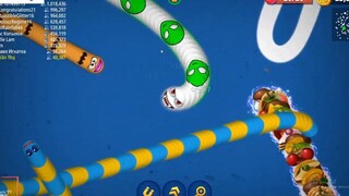 Worms Zone.io #008 Game of earthworms - Rắn Săn Mồi, rắn hyền thoại, kịch tính _
