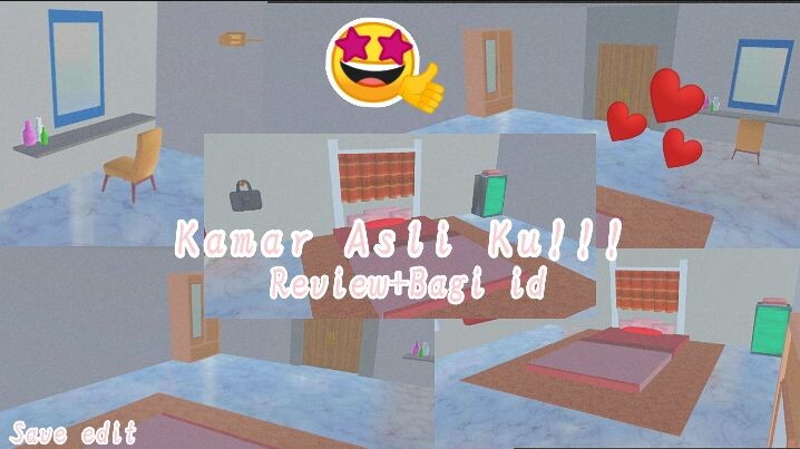 Bagi-bagi Id My Real Room +Bisa Di Save edit|Sakura School Simulator|