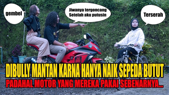 DIBULLY MANTAN KARENA HANYA NAIK SEPEDA BUTUT, PADAHAL MOTOR YANG MEREKA PAKAI...