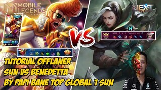 TUTORIAL SUN VS BENDETTA DUEL OFFLANER SIAPA LEBIH UNGGUL BOZ ?